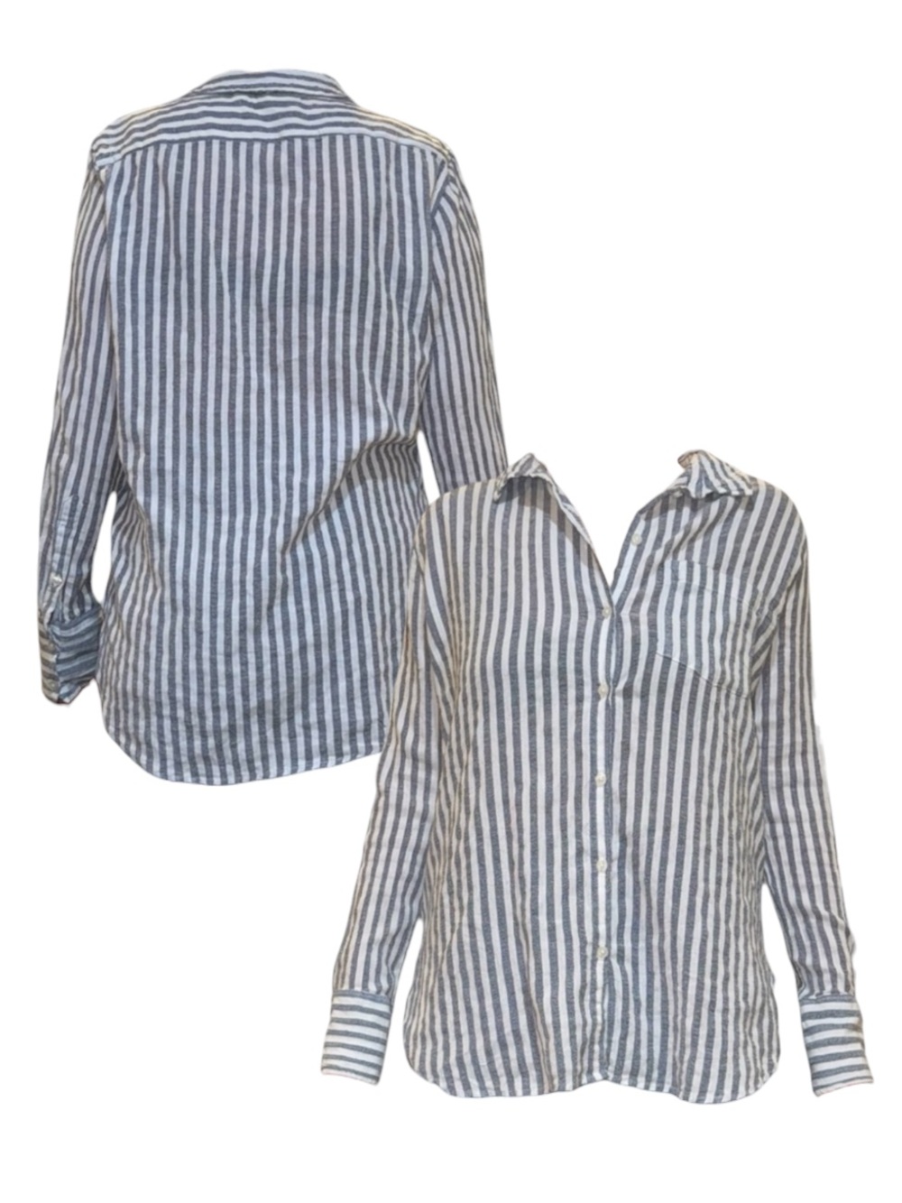 Striped Button Down Top